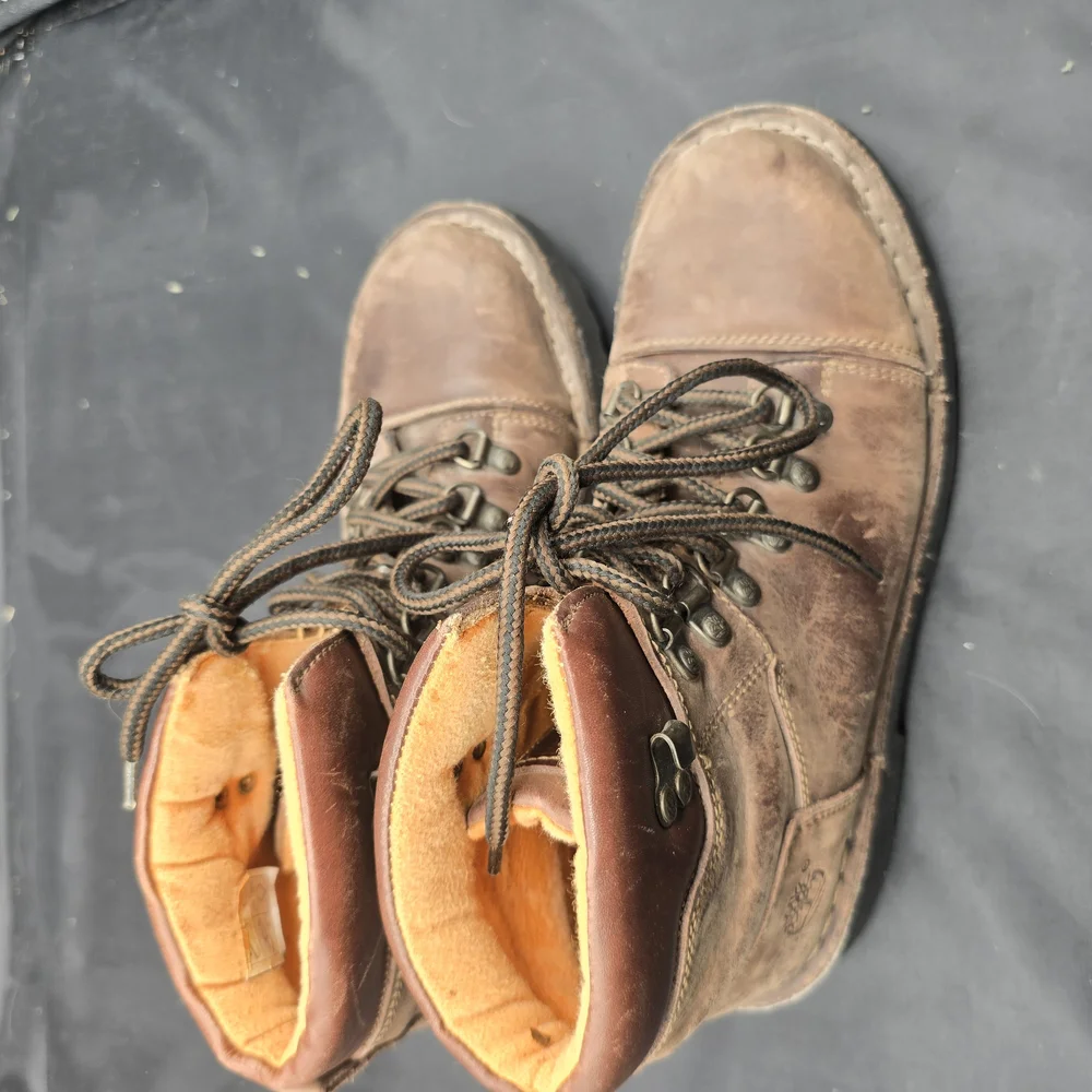 Timberland Brown and Black‎ Boots Rugged Design